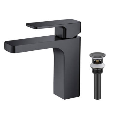 KIBI USA Circular Single-Hole Single-handle Bathroom Faucet